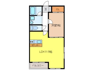 フレシールⅠの物件間取画像